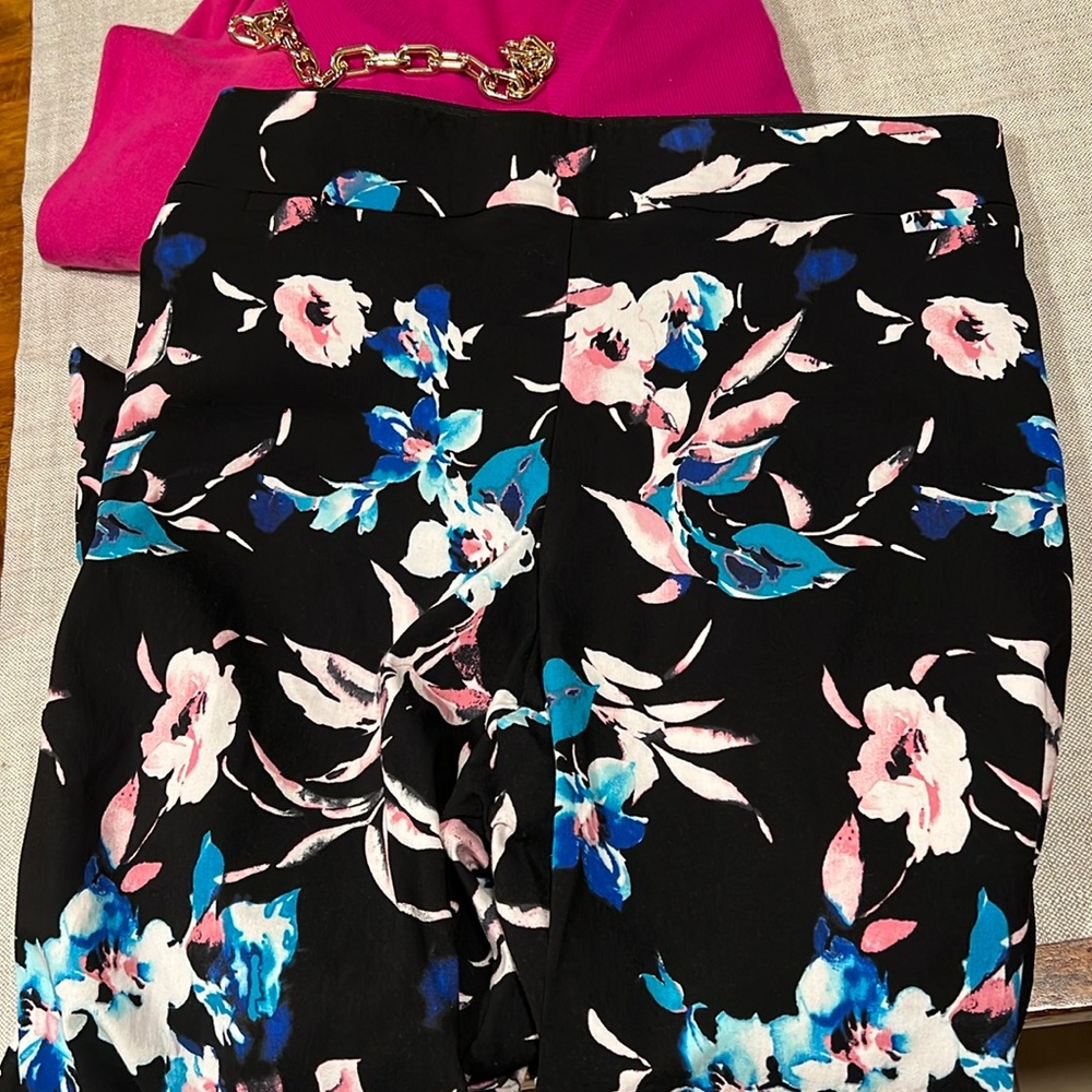 Lane Bryant floral pants